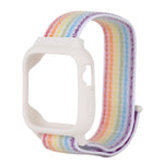適用於 Apple Watch Ultra 49mm 及 Watch Ultra 2 49mm / Series 10 46mm / 9&8&7 45mm / SE 3&SE 2&6&SE&5&4 44mm / 3&2&1 42mm 尼龍錶帶，帶鉤環式魔鬼氈，適用於 Apple Watch Ultra 49mm / Series 8&7 45mm / SE 2&6&SE&5&4 44mm / 3&2&1 42mm