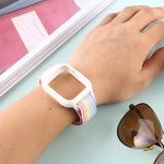 適用於 Apple Watch Ultra 49mm 及 Watch Ultra 2 49mm / Series 10 46mm / 9&8&7 45mm / SE 3&SE 2&6&SE&5&4 44mm / 3&2&1 42mm 尼龍錶帶，帶鉤環式魔鬼氈，適用於 Apple Watch Ultra 49mm / Series 8&7 45mm / SE 2&6&SE&5&4 44mm / 3&2&1 42mm