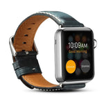 Denior 油蠟復古皮革錶帶，適用於 Apple Watch Series 7 45mm / 6 & SE & 5 & 4 44mm / 3 & 2 & 1 42mm