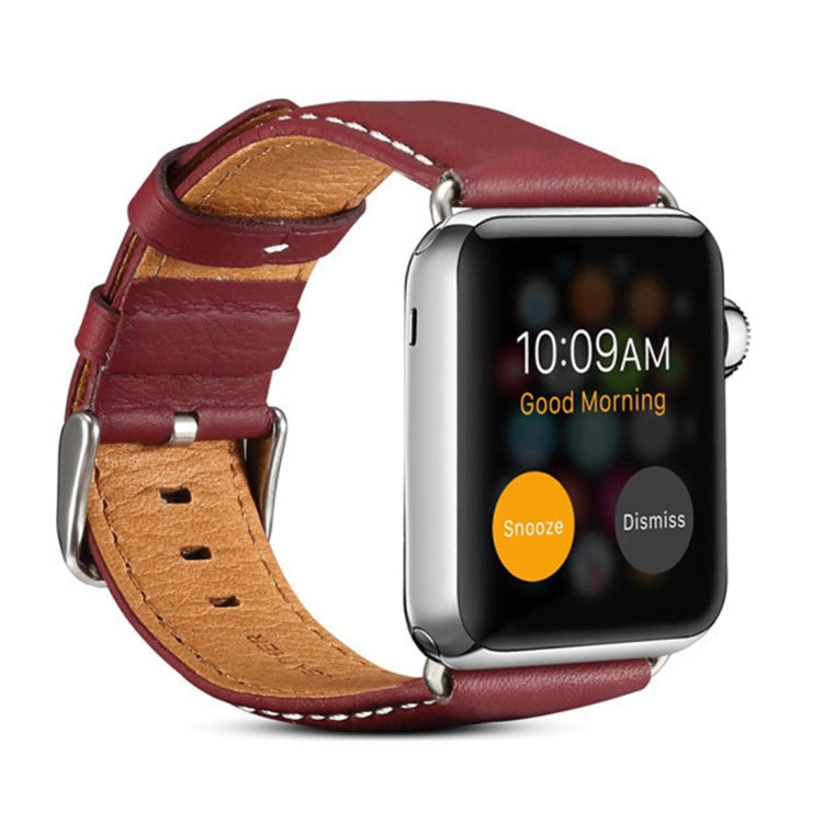 Denior 環保奢華汽車皮革錶帶，適用 Apple Watch Series 10 42mm / 9&8&7 41mm / SE 3&SE 2&6&SE&5&4 40mm / 3&2&1 38mm