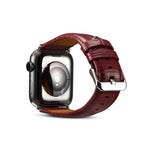 Denior 鱷魚紋牛皮真皮錶帶，適用於 Apple Watch Ultra 49mm & Watch Ultra 2 49mm / Series 10 46mm / 9&8&7 45mm / SE 3&SE 2&6&SE&5&4 44mm / 3&2&1 42mm