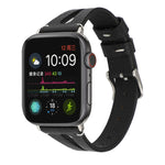 簡約V型皮革錶帶，適用於 Apple Watch Ultra 49mm 及 Watch Ultra 2 49mm / Series 10 46mm / 9&8&7 45mm / SE 3&SE 2&6&SE&5&4 44mm / 3&2&1 42mm