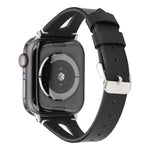 簡約V型皮革錶帶，適用於 Apple Watch Ultra 49mm 及 Watch Ultra 2 49mm / Series 10 46mm / 9&8&7 45mm / SE 3&SE 2&6&SE&5&4 44mm / 3&2&1 42mm