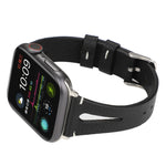 簡約V型皮革錶帶，適用於 Apple Watch Ultra 49mm 及 Watch Ultra 2 49mm / Series 10 46mm / 9&8&7 45mm / SE 3&SE 2&6&SE&5&4 44mm / 3&2&1 42mm