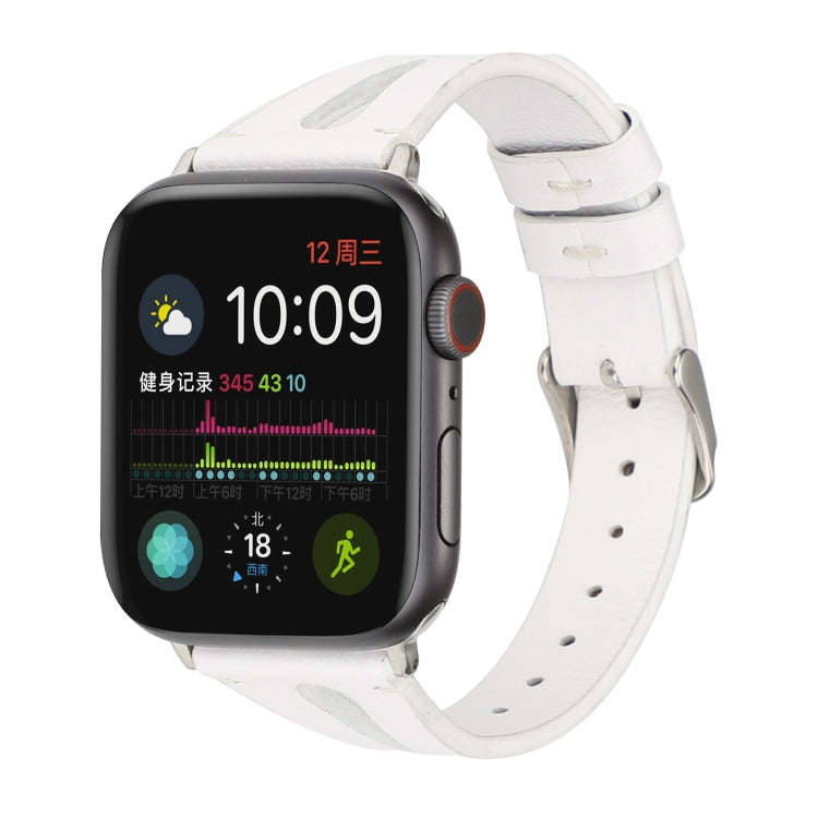 簡約V型皮革錶帶，適用於 Apple Watch Ultra 49mm 及 Watch Ultra 2 49mm / Series 10 46mm / 9&8&7 45mm / SE 3&SE 2&6&SE&5&4 44mm / 3&2&1 42mm