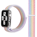魔術貼尼龍錶帶，適用於 Apple Watch Series 3 & 2 & 1 42mm，適用於 Series 3 & 2 & 1 42mm