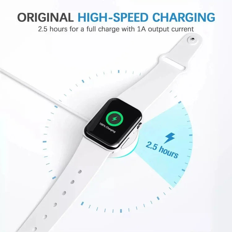 Apple Watch 系列無線磁吸快速充電 USB 線，USB-A