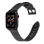 純色 TPU + 不鏽鋼錶帶，適用於 Apple Watch Series 10 42mm / 9&8&7 41mm / SE 3&SE 2&6&SE&5&4 40mm / 3&2&1 38mm，40mm