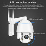 QX2 1080P HD 360 度全景 WiFi 日夜全彩 IP66 防水智慧攝影機, 支援動態偵測 / 雙向語音 / TF 卡, 美國插頭, WiFi 版本