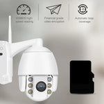 QX2 1080P HD 360 度全景 WiFi 日夜全彩 IP66 防水智慧攝影機, 支援動態偵測 / 雙向語音 / TF 卡, 美國插頭, WiFi 版本