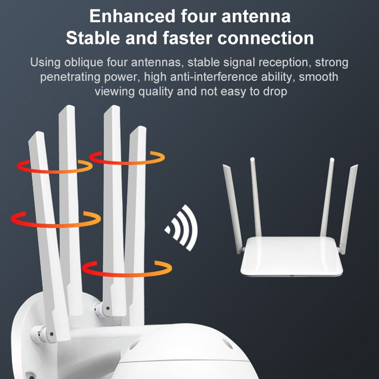 QX38 1080P WiFi 高清監控攝影機戶外半球型攝影機，支援夜視及雙向語音及動態偵測，QX38