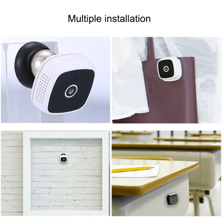 CAMSOY C9 HD 1280 x 720P 70 度廣角無線 WiFi 穿戴式智能監控攝影機，支援紅外線夜視與動態偵測警報、循環錄影與定時拍攝，C9