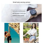 CAMSOY C9 HD 1280 x 720P 70 度廣角無線 WiFi 穿戴式智能監控攝影機，支援紅外線夜視與動態偵測警報、循環錄影與定時拍攝，C9