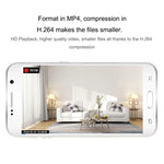 CAMSOY C9 HD 1280 x 720P 70 度廣角無線 WiFi 穿戴式智能監控攝影機，支援紅外線夜視與動態偵測警報、循環錄影與定時拍攝，C9