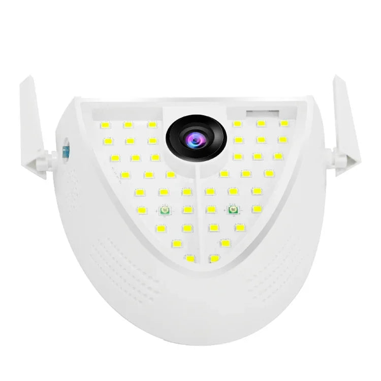 DP16 2.0 百萬像素 42 顆 LED 花園燈智慧攝影機，支援動態偵測／夜視／語音對講／TF 卡，澳規插頭，DP16