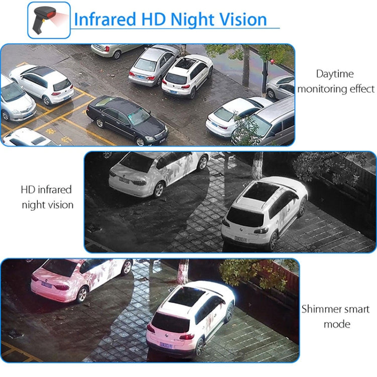 無線監控攝影機 HD PTZ 家用安全戶外 IP66 防水網路半球攝影機，支援夜視與動態偵測與 TF 卡，美規插頭，2.0 MP