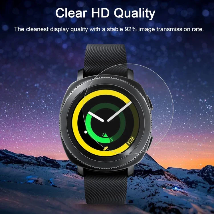 ENKAY Hat-Prince 適用於 Samsung Gear Sport 智慧手錶 0.2毫米 9H 表面硬度 2.15D 防爆鋼化玻璃保護膜，適用於 Samsung Gear Sport