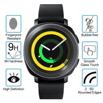 2片裝 ENKAY Hat-Prince，適用於 Samsung Gear Sport 智慧手錶，0.2mm 9H 表面硬度 2.15D 防爆鋼化玻璃螢幕膜，適用於 Samsung Gear Sport（2片）