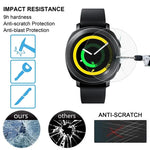 2片裝 ENKAY Hat-Prince，適用於 Samsung Gear Sport 智慧手錶，0.2mm 9H 表面硬度 2.15D 防爆鋼化玻璃螢幕膜，適用於 Samsung Gear Sport（2片）