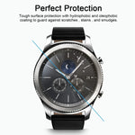 ENKAY Hat-Prince，適用於 Samsung Gear S3 智慧手錶，0.2mm 9H 表面硬度 2.15D 防爆鋼化玻璃螢幕膜