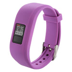 適用於 Garmin Vivofit 3 智慧手錶 矽膠錶帶，長度：約 24.2 公分