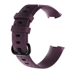 Diamond Pattern Silicone Watch Band for Fitbit Charge 3, Size: 210x18mm, Size：210x18mm