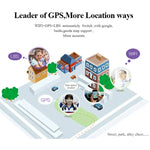D99+ 1.22 吋高清 LCD 螢幕 GPS 智慧手錶，適合長者防水，支援 GPS + LBS + WiFi 定位／雙向通話／語音監控／一鍵急救／離腕警報／安全圍欄，D99+ 玫瑰金