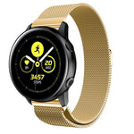 Milanis 磁吸不鏽鋼網狀手錶錶帶，適用於 Galaxy Watch Active 20mm