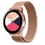 Milanis 磁吸不鏽鋼網狀手錶錶帶，適用於 Galaxy Watch Active 20mm