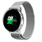 Milanis 磁吸不鏽鋼網狀手錶錶帶，適用於 Galaxy Watch Active 20mm