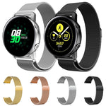 Milanis 磁吸不鏽鋼網狀手錶錶帶，適用於 Galaxy Watch Active 20mm