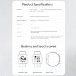 DTNO.1 G12 1.3 吋 OLED 彩色螢幕智慧手環 IP67 防水，尼龍錶帶，支援來電提醒／心率監測／久坐提醒／多運動模式