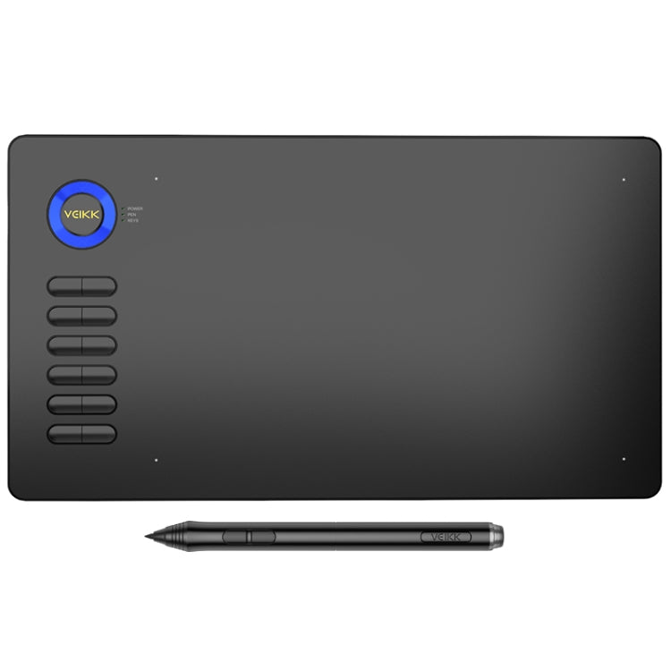 VEIKK A15 10x6 吋 5080 LPI 智慧觸控電子繪圖板，具 Type-C 介面，A15 金色，A15 藍色，A15 紅色