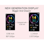 TD19 1.14 吋 IPS 螢幕智慧手環 IP67 防水，支援來電提醒 / 心率監測 / 血壓監測 / 睡眠監測 / 遙控拍照