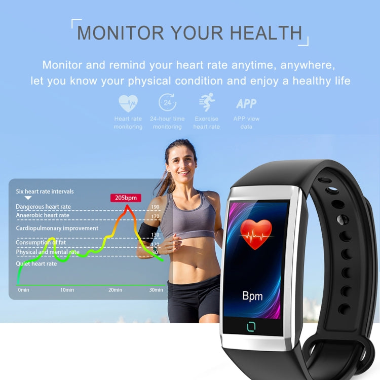 TD19 1.14 吋 IPS 螢幕智慧手環 IP67 防水，支援來電提醒 / 心率監測 / 血壓監測 / 睡眠監測 / 遙控拍照