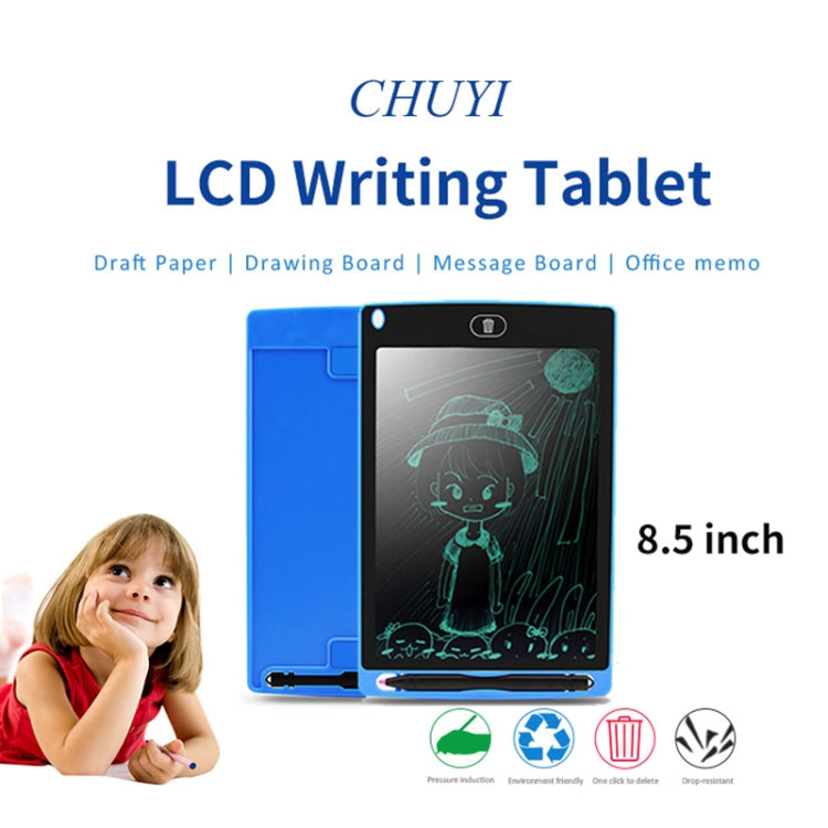便攜式 8.5 吋 LCD 書寫板繪畫塗鴉電子手寫板留言圖形板草稿紙，附書寫筆，8.5 吋黑色，8.5 吋綠色，8.5 吋藍色，8.5 吋紅色，8.5 吋白色