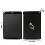 便攜式 12 吋 LCD 書寫板繪畫塗鴉電子手寫板留言圖形板草稿紙，附書寫筆，12 吋黑色，12 吋綠色，12 吋藍色，12 吋紅色，12 吋白色