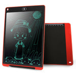 便攜式 12 吋 LCD 書寫板繪畫塗鴉電子手寫板留言圖形板草稿紙，附書寫筆，12 吋黑色，12 吋綠色，12 吋藍色，12 吋紅色，12 吋白色