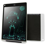便攜式 12 吋 LCD 書寫板繪畫塗鴉電子手寫板留言圖形板草稿紙，附書寫筆，12 吋黑色，12 吋綠色，12 吋藍色，12 吋紅色，12 吋白色