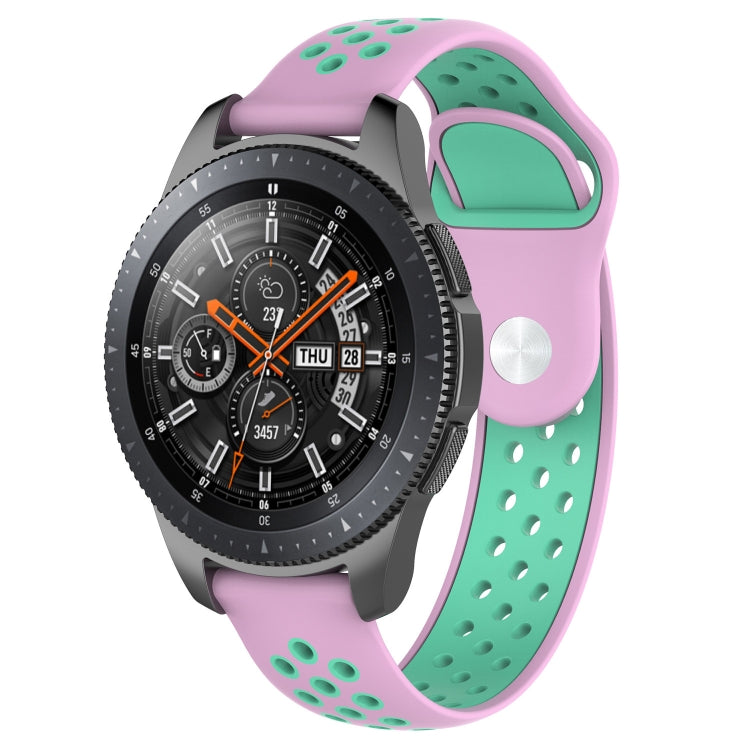 雙色錶帶，適用於 Galaxy Watch 46mm