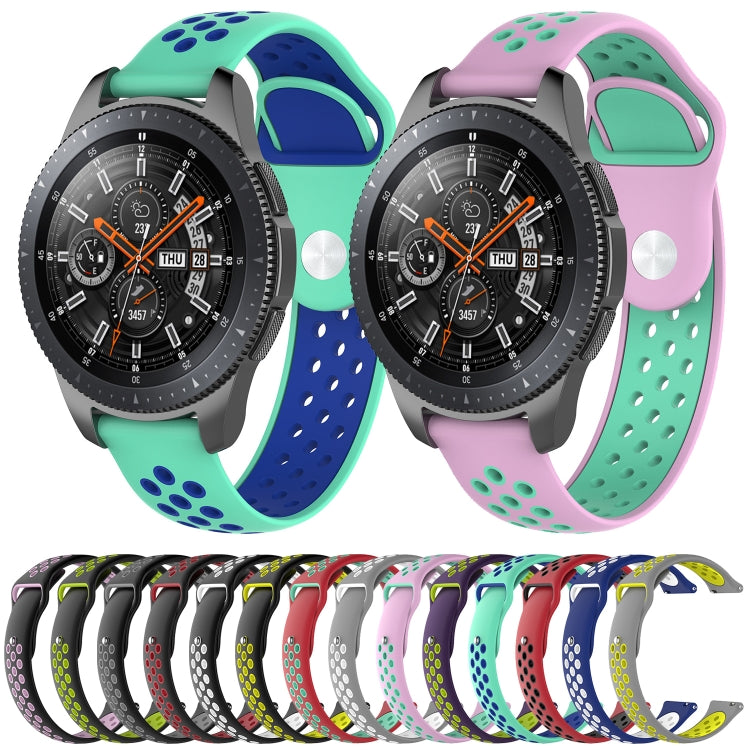 雙色錶帶，適用於 Galaxy Watch 46mm