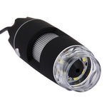 1000X 放大鏡 0.3MP 影像感測器 USB 數位顯微鏡，配 8 顆 LED 燈及專業支架，1000X