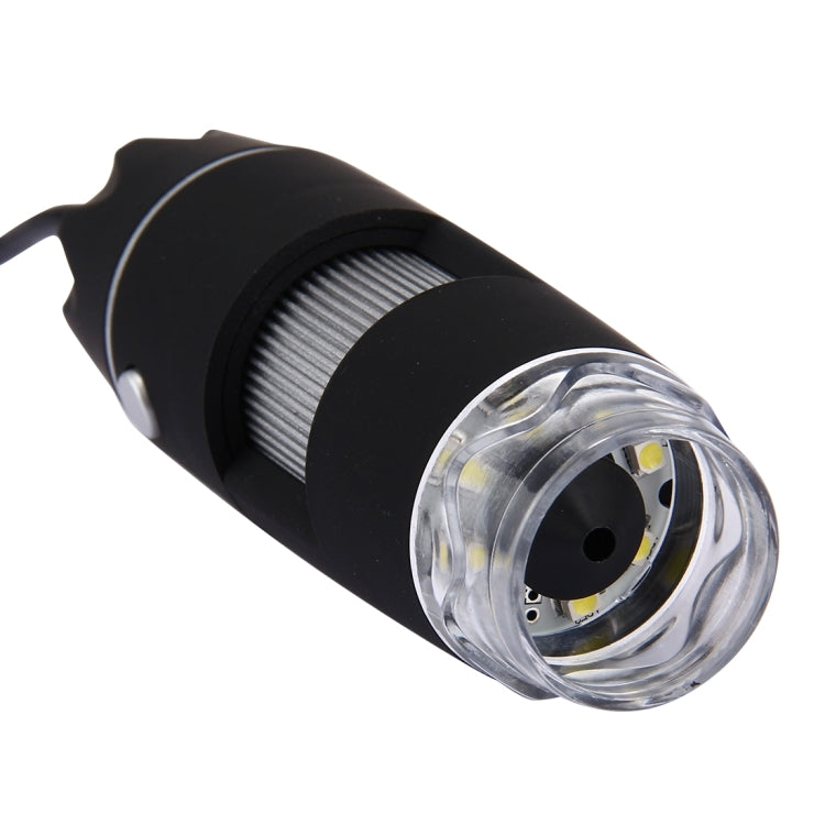 1000X 放大鏡 0.3MP 影像感測器 USB 數位顯微鏡，配 8 顆 LED 燈及專業支架，1000X