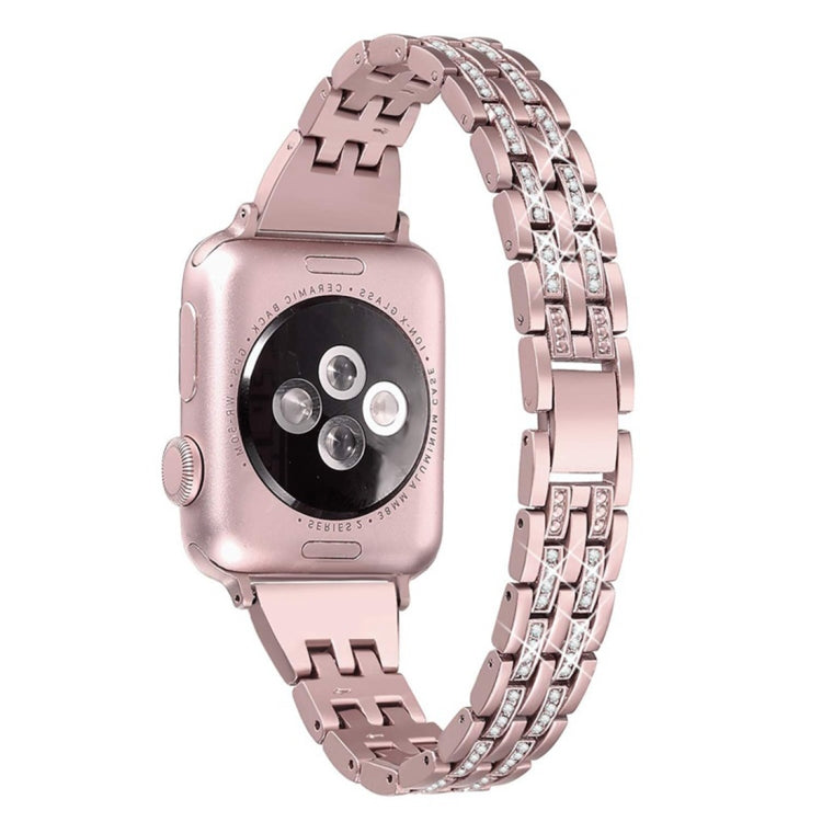 彩鑽不鏽鋼錶帶 適用 Apple Watch Series 7 41mm / 6 & SE & 5 & 4 40mm / 3 & 2 & 1 38mm