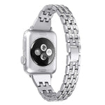 彩鑽不鏽鋼錶帶 適用 Apple Watch Series 7 41mm / 6 & SE & 5 & 4 40mm / 3 & 2 & 1 38mm