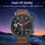 適用於 Amazfit GTR 47mm 0.26mm 2.5D 9H 鋼化玻璃螢幕保護貼，適用於 Amazfit GTR 47mm