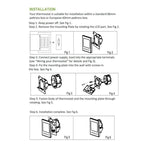 BHT-002GCLW 3A負載水/燃氣鍋爐型LCD數字加熱室內恆溫器帶時間顯示，WiFi控制，BHT-002GBLW 3A（黑色）燃氣鍋爐型，BHT-002GBLW 3A（白色）燃氣鍋爐型