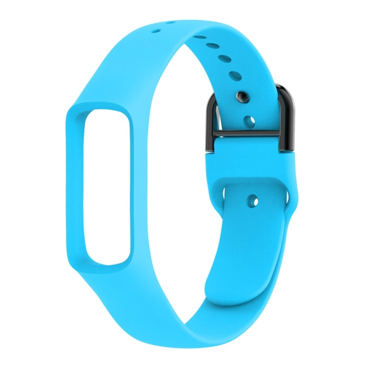 智慧手錶純色矽膠錶帶，適用於 Galaxy Fit-e