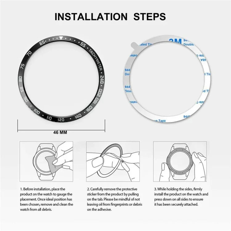 錶盤鋼製保護框，適用於 Galaxy Watch 42mm