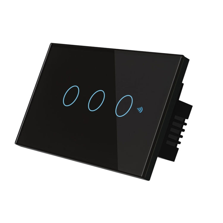 TC120 Wifi智能燈光開關玻璃觸控面板語音控制無線牆壁開關，兼容Alexa Echo / Google Home